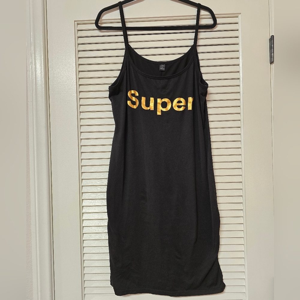 SHEIN - (Plus-Size) Sleeveless Super Casual Dress